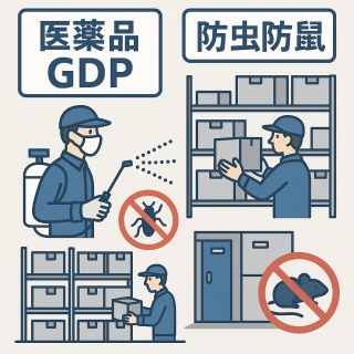 医薬品輸送および倉庫内における防虫防鼠対策について