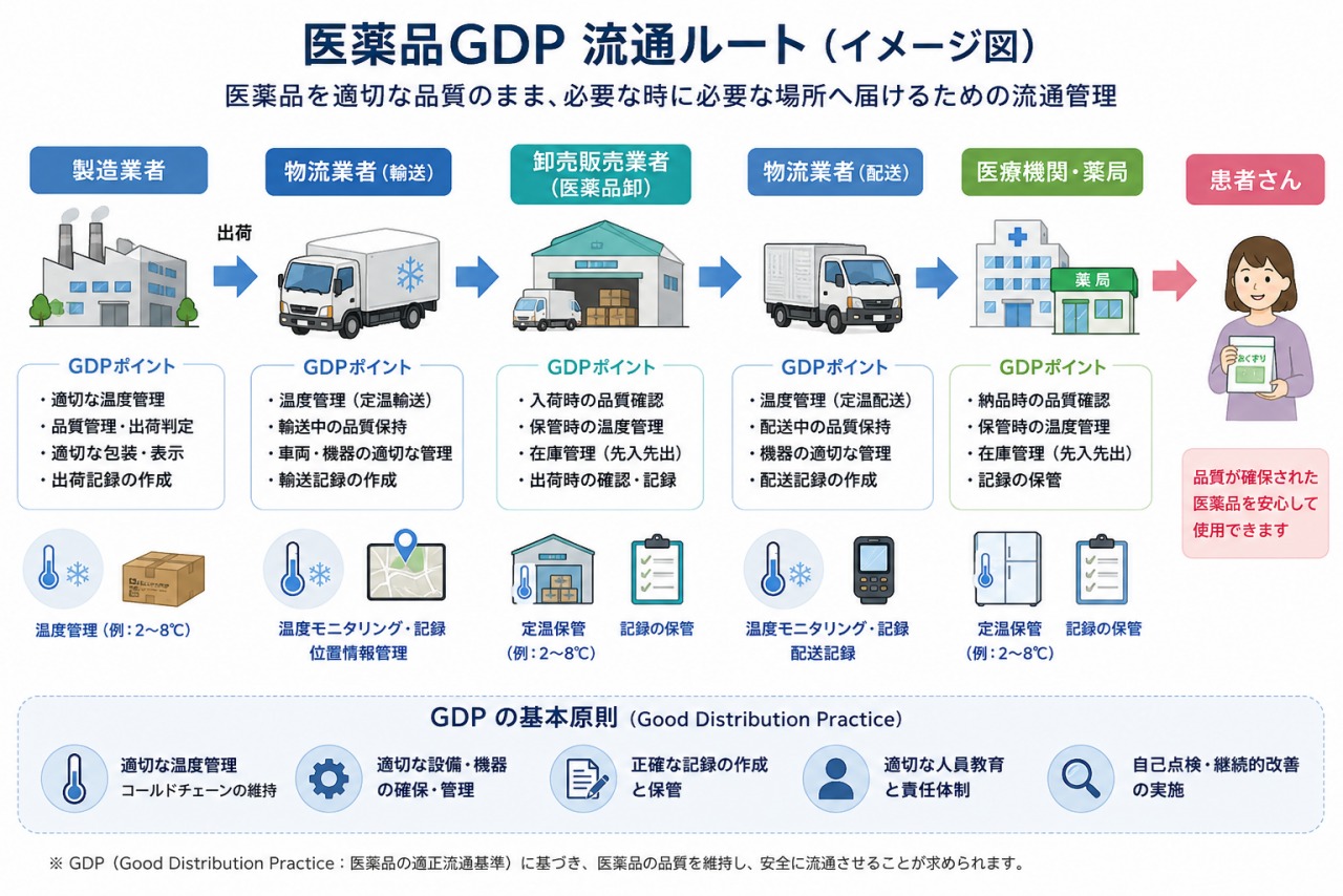 医薬品GDPと正規流通経路