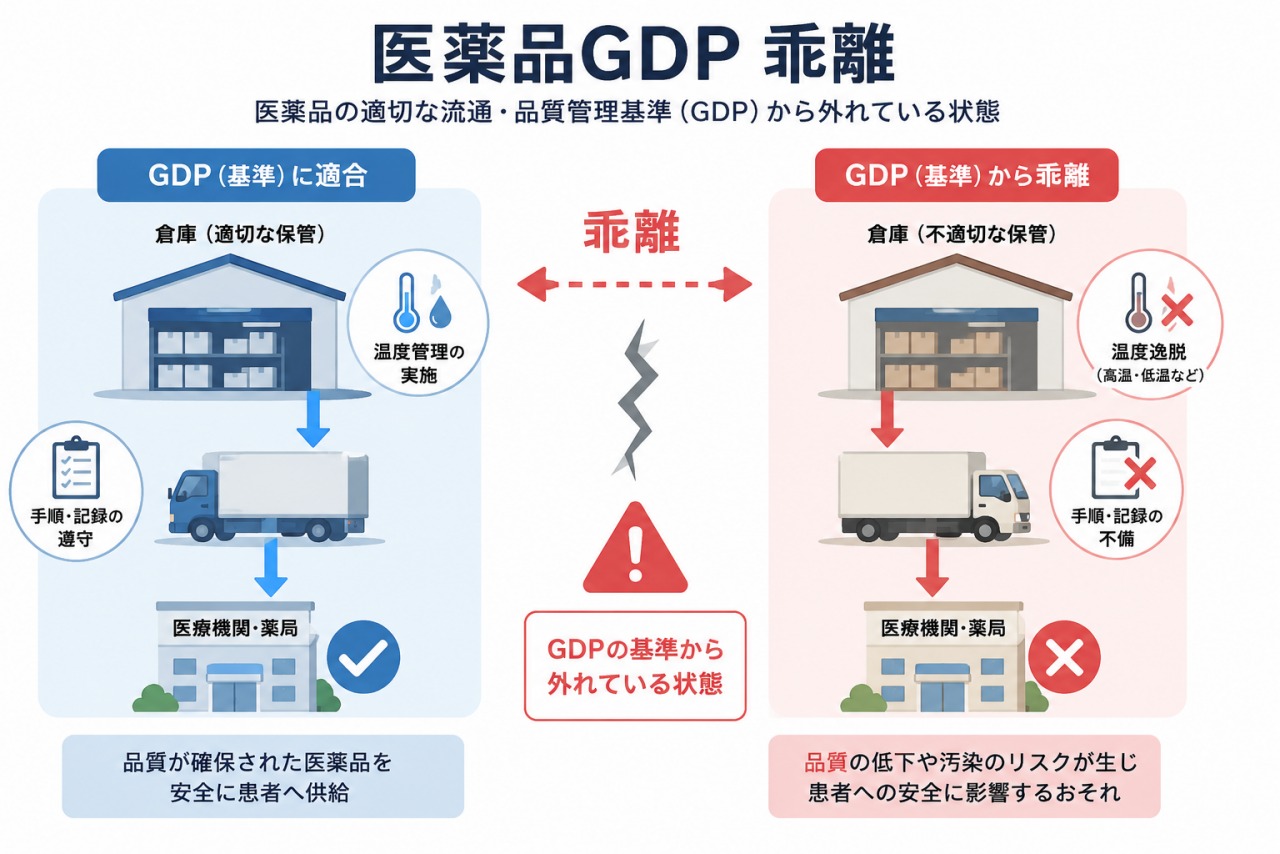 医薬品GDPの乖離の改善