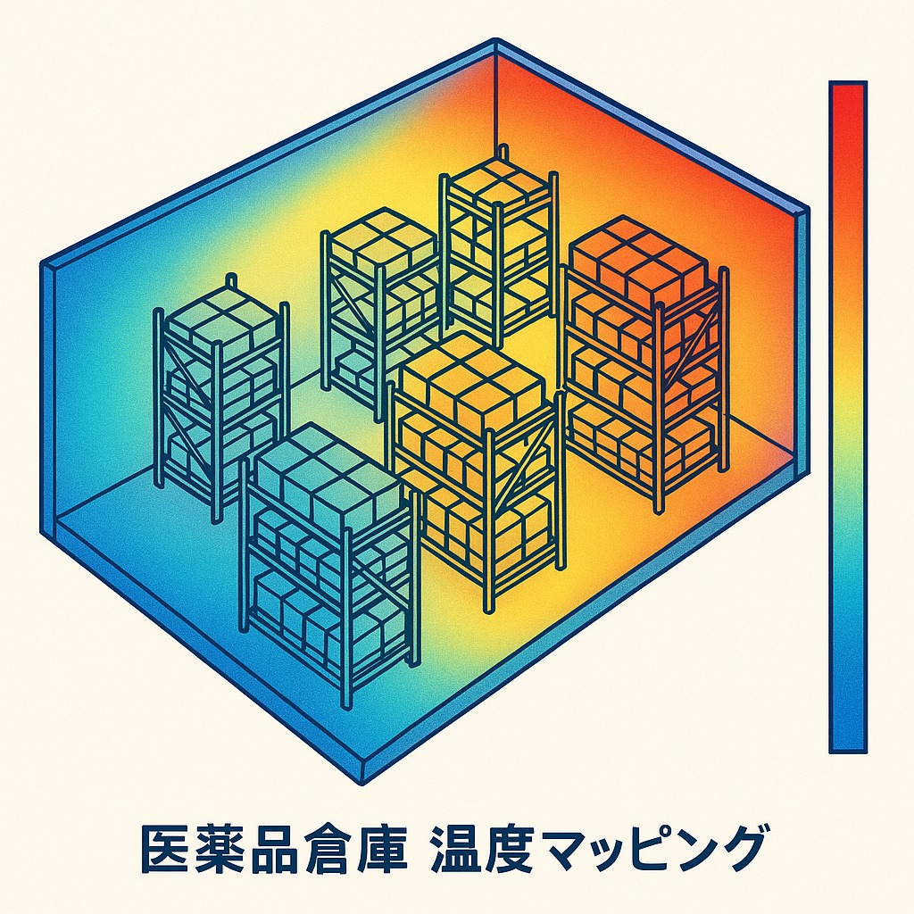 医薬品GDP遂行の温度マッピング実施後の対応