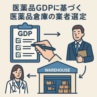 医薬品GDPに基づく医薬品倉庫の業者選定
